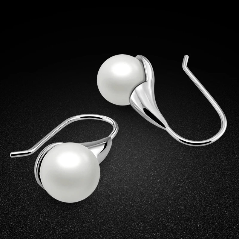 Серьги женские из серебра 925 пробы с жемчугом|sterling silver earing|925 sterling earing925 |