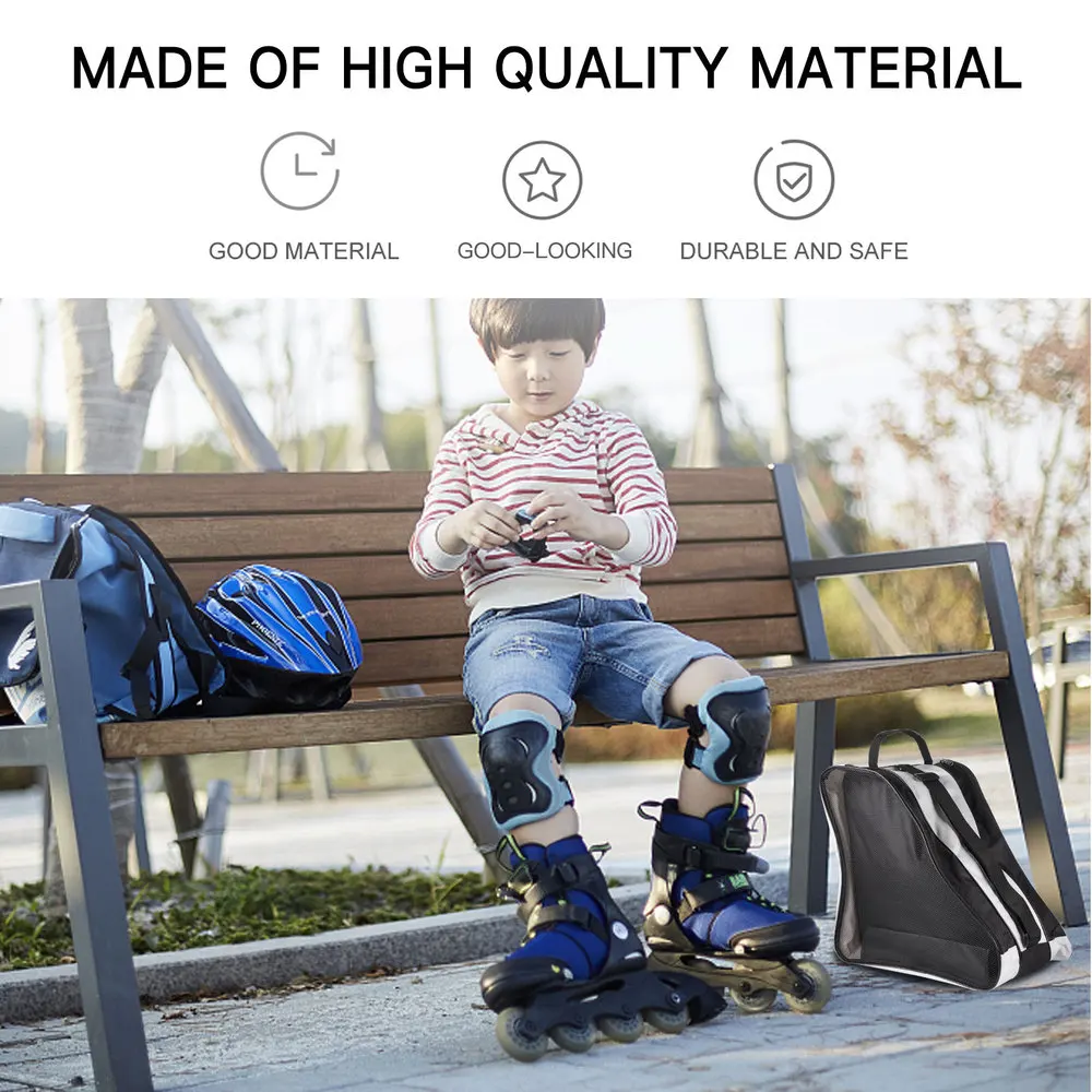 

1PC Simple Roller Bag Triangle Roller Handbag Tote Pouch (Black)