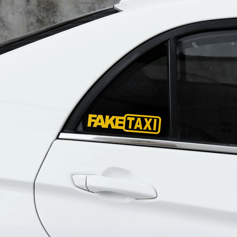 Наклейка на машину фальшивое такси Светоотражающая наклейка для Volkswagen Polo Golf Passat
