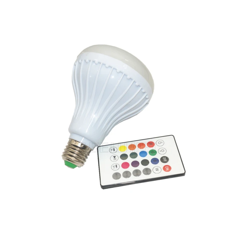E27 светодиодный музыкальная лампа Беспроводной Bluetooth Динамик Смарт лампочки RGB/RGBW