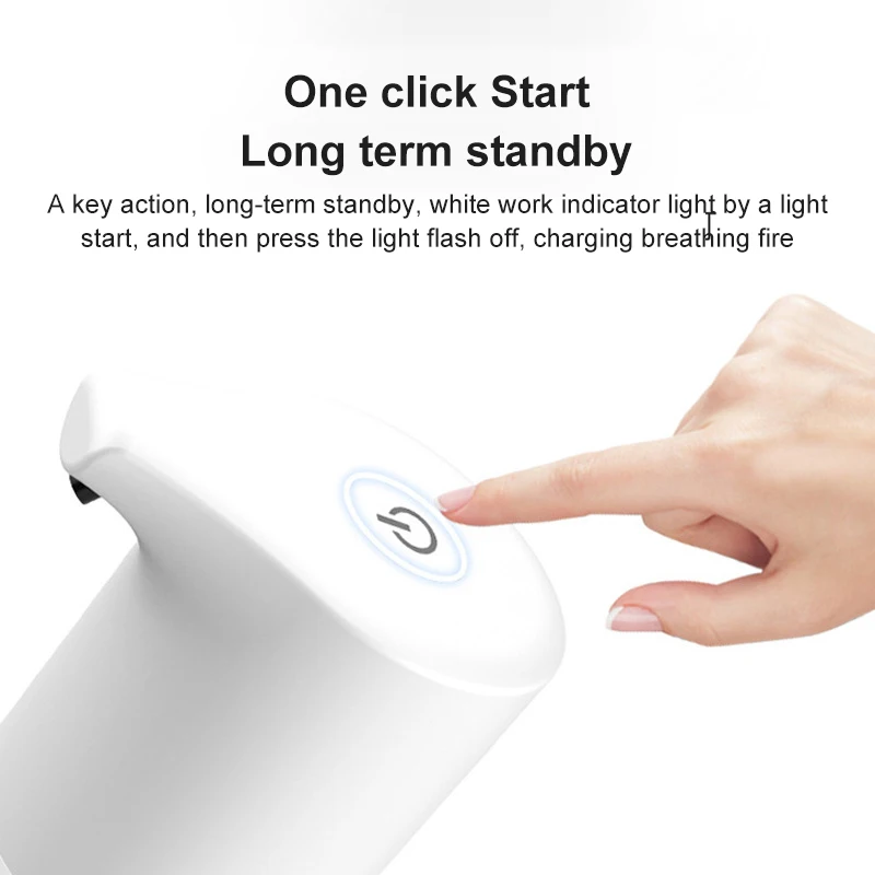 

Automatic Induction Foam Washing Mobile Phone Soap Dispenser Home Rechargeable Hand Sanitizer Bubble Disinfectant Machine