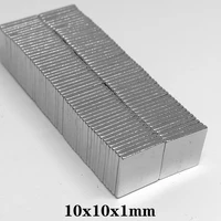 20500pcs 10x10x1 mm neodymium magnet 10mm1mm thin powerful ndfeb magnets 10x10x1mm block strong rare earth magnets 10101