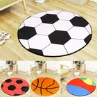 Анти-скольжения мяч круглый ковер компьютерный стул коврик футбольные баскетбольные носки с мат для жилой комнаты, детская спальня ковры 6080 см100 см120 см