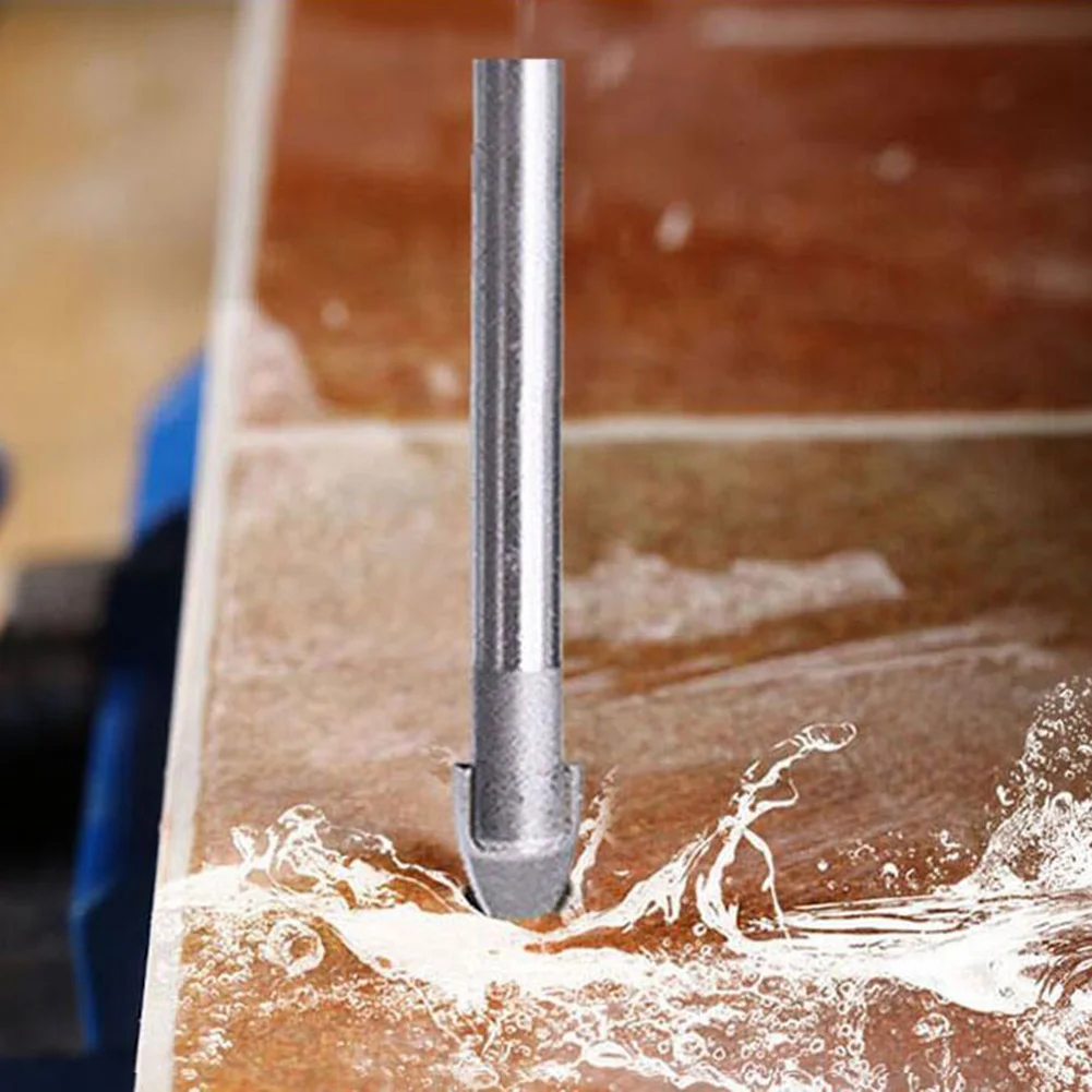  Mansory Drill Bit Tile Glass Drill Bit Set Cemented Carbide Tip 3/4/5/6/8/10/12mm Drilling Bit for Ceramic Tile Glass Brick Wood
