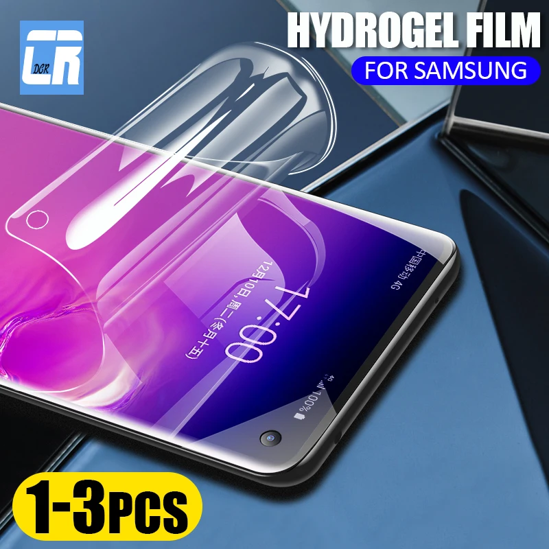 

1-3Pcs Protective Hydrogel Film For Samsung S10e A72 A52 A32 M51 M31s M21 A71 A51 A31 A21s A7 A8 A9 2018 S20 FE Screen Protector