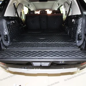 Leather Car Trunk Mat Cargo Liner for bmw X7 2019 2020 2021 2022 6 7 seats g07 accessories rear cover boot interior auto styling