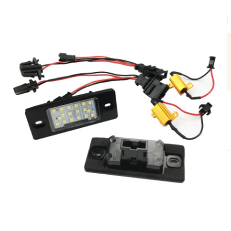 Светодиодный фонарь для номерного знака Porsche Cayenne 955 957 белый 2 шт. 18SMD 12