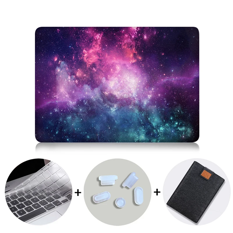 MB07 MTT чехол для ноутбука Звездное небо для Macbook Pro Air retina 11 12 13 15 16 с сенсорной панелью для macbook Pro 13 15 дюймов A1989 A1990 - Цвет: MB07