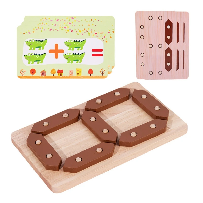 

J2FF 1 Set Digital Building Board Puzzle Game Parent-child Accompany Learning