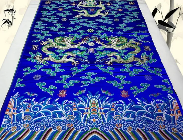 Подвеска дракон халат традиционная китайская куртка Cheongsam материал сценическое украшение прядильная ткань жаккардовая атласная парча ткань