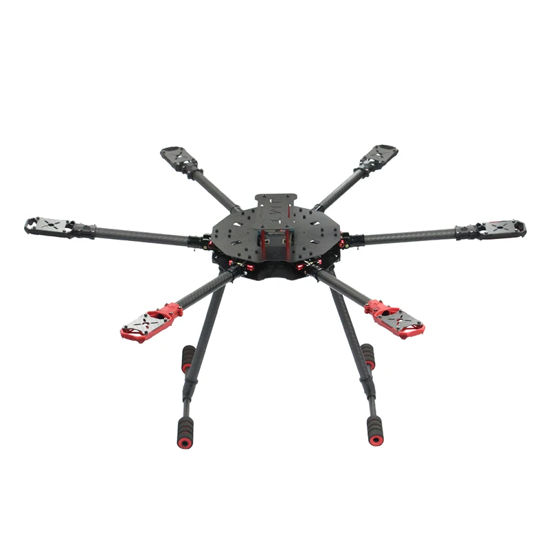 6-осевая Складная стойка из углеродного волокна, 675 мм/Saker610 610 мм, комплект рамы для гексакоптера с креплением на шасси