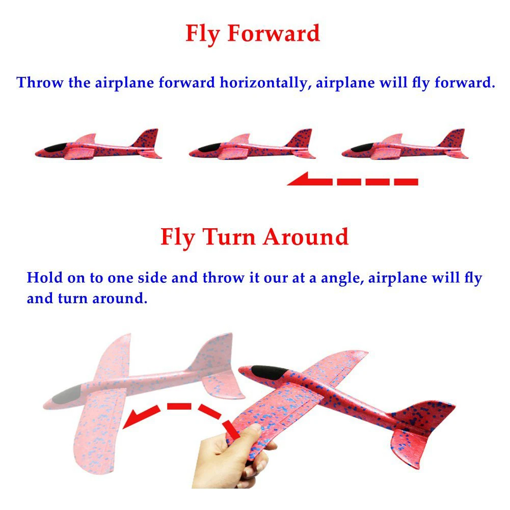 

2020 DIY Hand Throw Flying Glider Planes Toys For Children Foam Aeroplane Model Party Bag Fillers Flying Glider Plane Toys Game