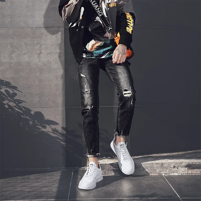 Мужские кроссовки Новинка осени 2021 универсальные повседневные белые туфли