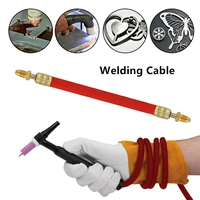 917 series superflex welding tig torch power cable ck57y01rsf red super soft hose welding accessories 12 5ft