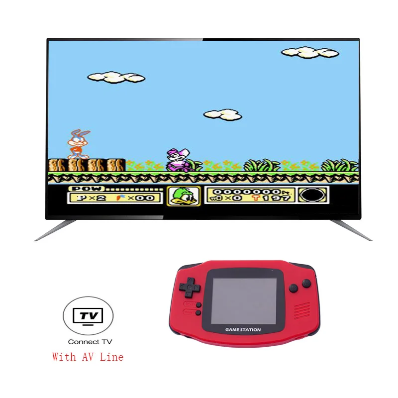 2 8 дюймов бит N1 Ручной игровой плеер Ретро видео игровая консоль de jeux 400