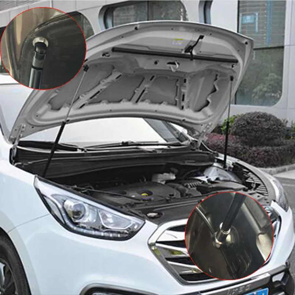 Для hyundai Tucson ix ix35 2010- автомобильный Стайлинг передний капот из углеродного волокна модифицированные газовые стойки поддержка подъема амортизатор