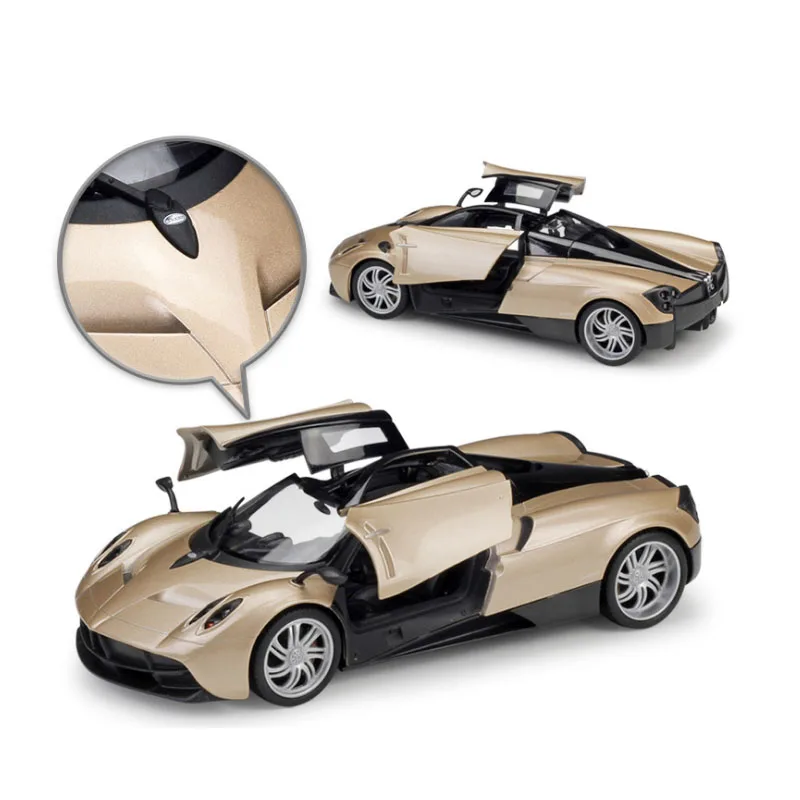 Welly 1:24 литье под давлением HUAYRA спортивный автомобиль Белый Красный Синий Золотой