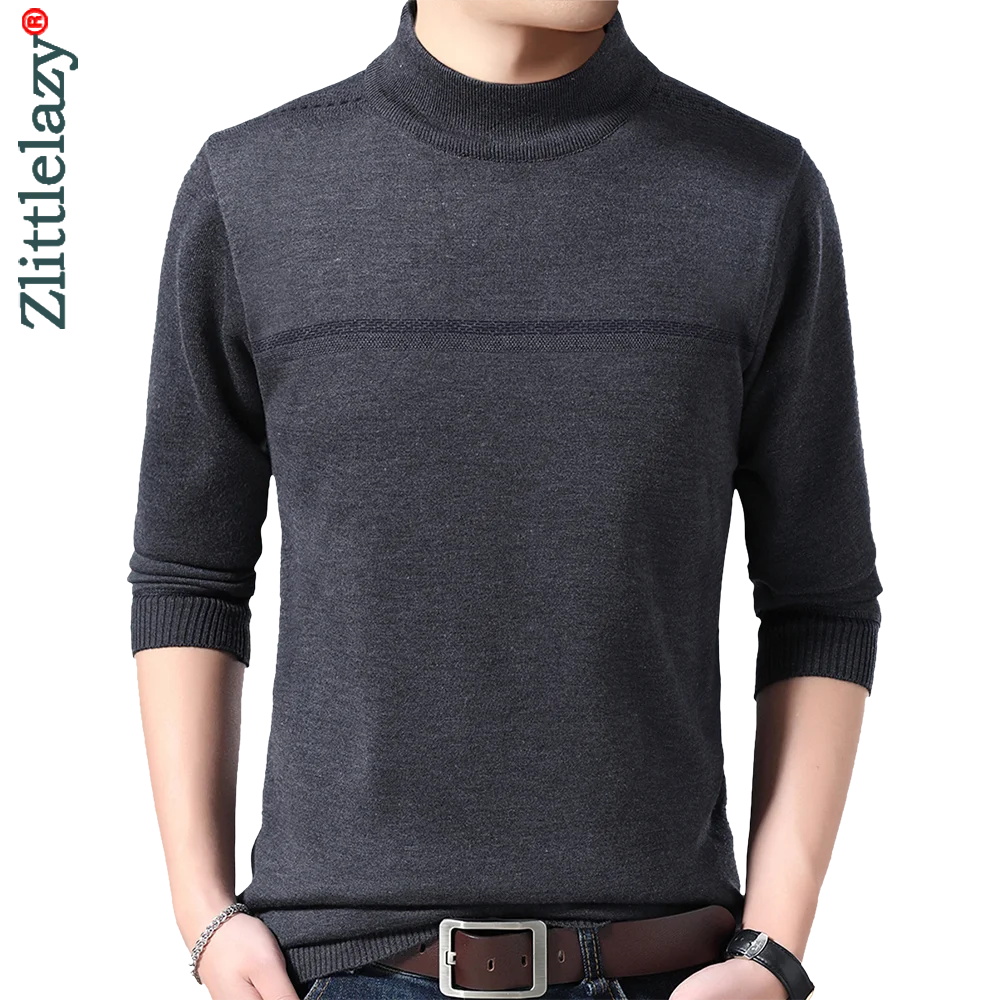 

2022 Casual Knitted Thick Sweater Men Pullover Clothing Fashion Clothes Striped Knit Winter Warm Mens Sweaters Pullovers 13102
