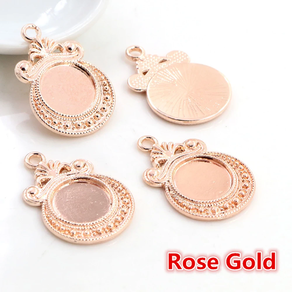 20 шт. 12 мм внутренний размер античная бронза серебро золото черное покрытие