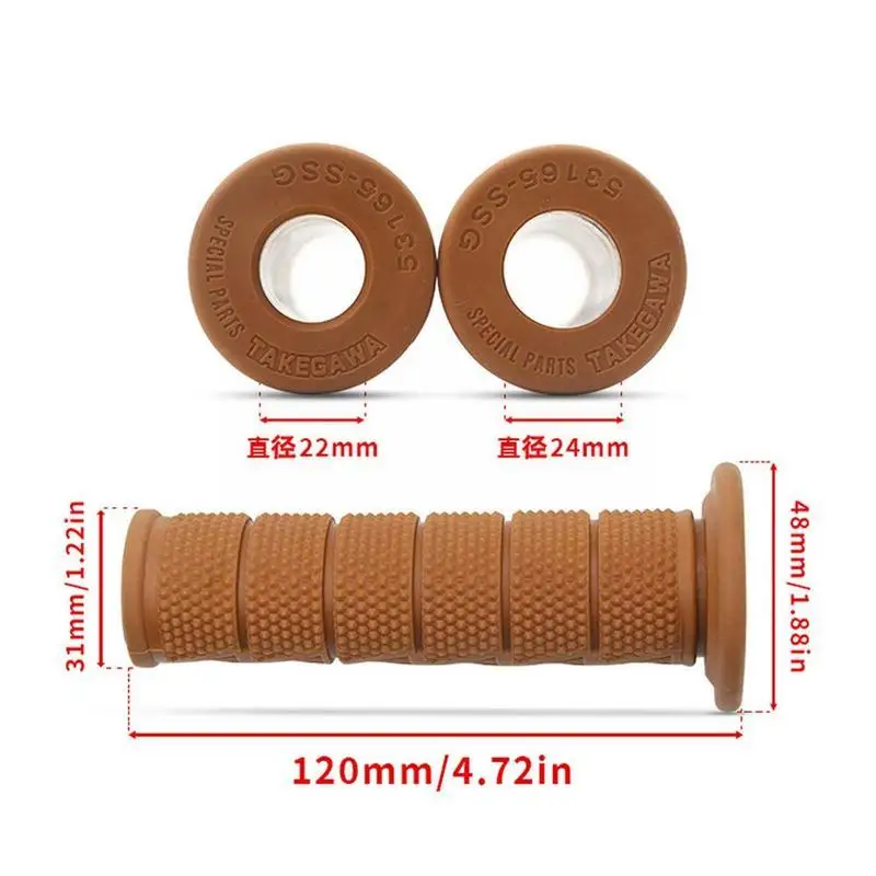 

22mm Universal Motorcycle Handlebar Grips Rubber Motorbike Grip End Accessories Motor for YAMAHA Bar Handle N8A2