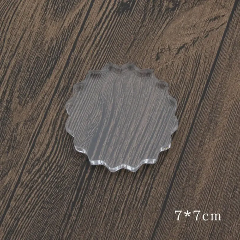 M2 Полезная прозрачность акриловая ручка блок для DIY прозрачный уплотнительный штамп блок для DIY Скрапбукинг прозрачный фотоальбом декоративный - Цвет: M2