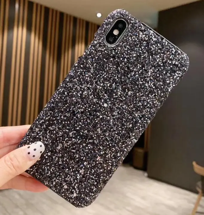 Black Блестящий блестящий чехол с блестками для huawei P30 pro, чехол для телефона huawei p20 pro honor 10 LITE V10 V20 8X mate 10 P smart coque - Цвет: Black