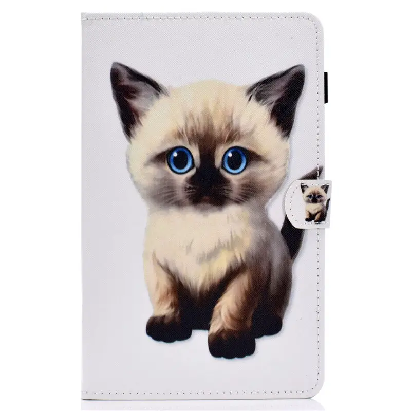 Чехол для samsung Galaxy Tab E 9,6, чехол для samsung Galaxy Tab E T560 SM-T560 T561, чехол s Funda, чехол-подставка с изображением кота из мультфильма