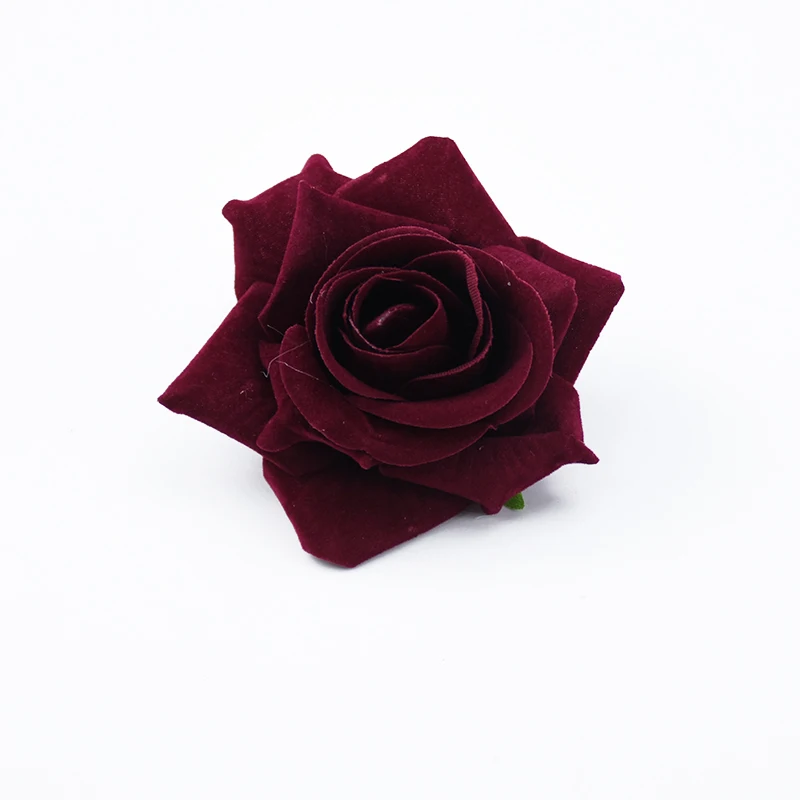 Искусственные розы CYJT 6 шт., красный, шелк