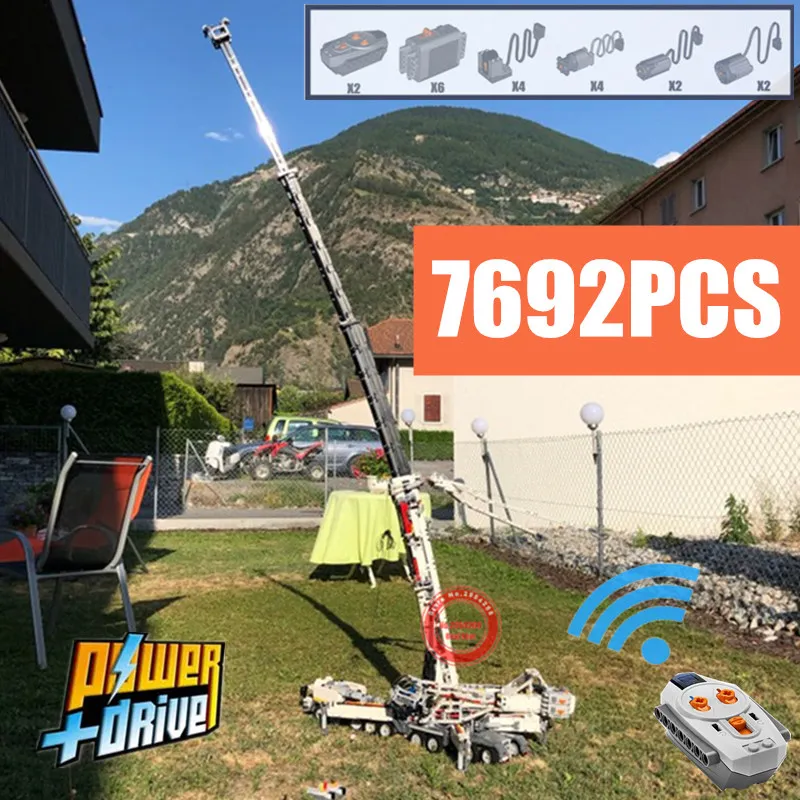 Новый RC Мотор силовые функции Crane LTM11200 Fit Lepinings Technic наборы для строительных блоков