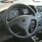 Автомобиль WCaRFun из искусственной кожи черного цвета чехол рулевого колеса автомобиля для Opel Zafira A 1999-2005 Buick Sail Opel Astra G H 1998-2007