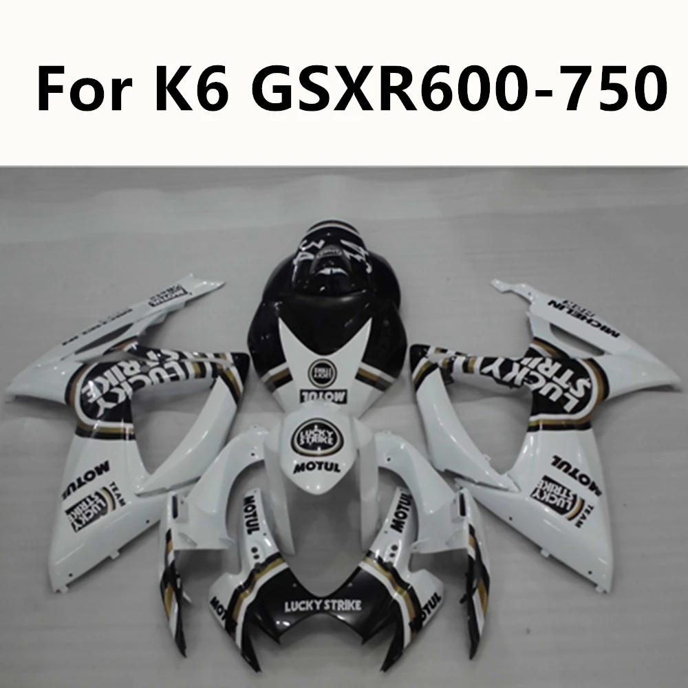 

Motorcycle For Suzuki GSXR600 GSXR750 GSXR 600 K6 06 07 Full Fairing Kit Bodywork Kit ABS 4 Colour Black round pull flower