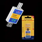 Зарядное устройство USB с 4 отверстиями и 2 перезаряжаемыми батареями CR425 для светящихся поплавков, аксессуары для ночной рыбалки, снасти B452