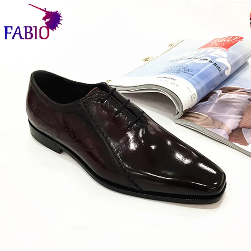 

Imported French cowhide men's business shoes leather outsole men's shoes