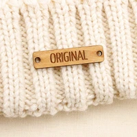 wooden labels knit labels custom engraving custom text%ef%bc%8cpersonalized brand name tags wd3167