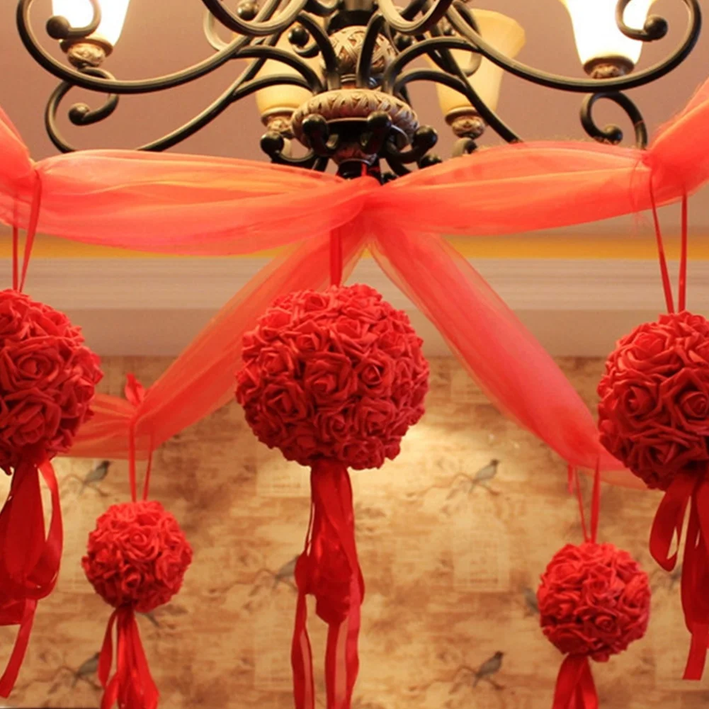 6 5 м прозрачный тюль рулон Марли Свадебная вечеринка для стула сделай сам шторы