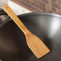 30cm kitchen wooden spatula heat resistant shovel cooking spoon pan rice spoon kitchenware non stick pan bamboo rice shovel