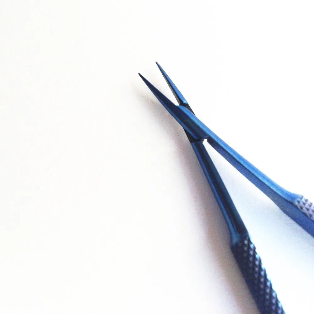 Титановый держатель для прямых игл 109 мм без замка офтальмологические