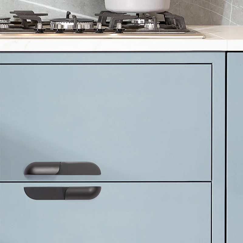 Светильник роскошный шкаф Современная дверная ручка шкафа твердый цинковый