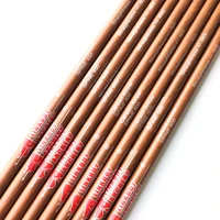32 inch wood skin carbon arrow shaft with wooden paint spine 400 450 500 600 id 6 2 mm used as wooden arrow for hunting