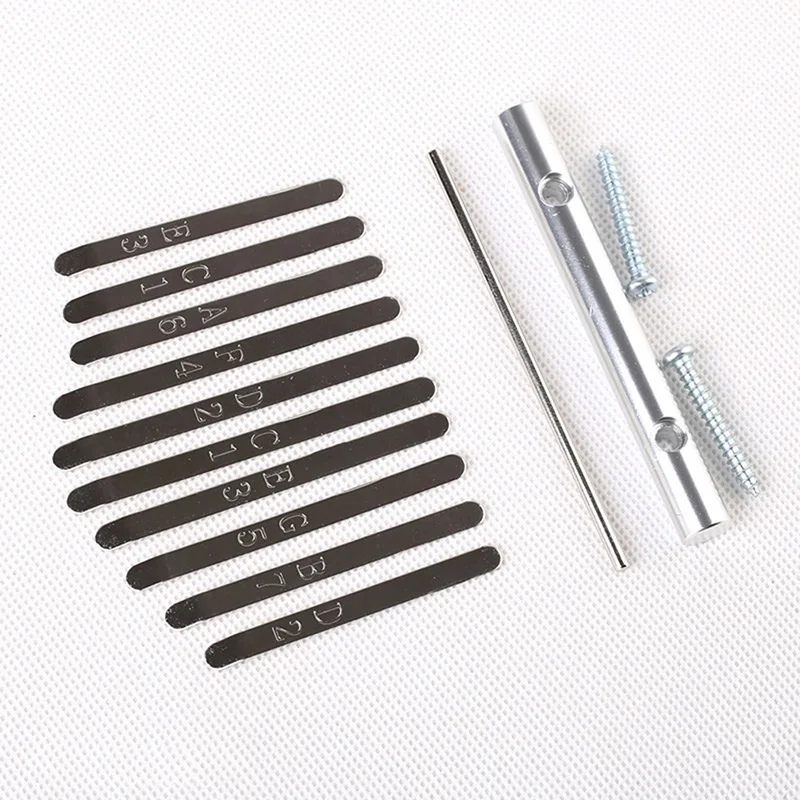

1set Parts 10 Steel Key For Thumb Piano 10 Tone Keyboard Instruments Parts And Accessories