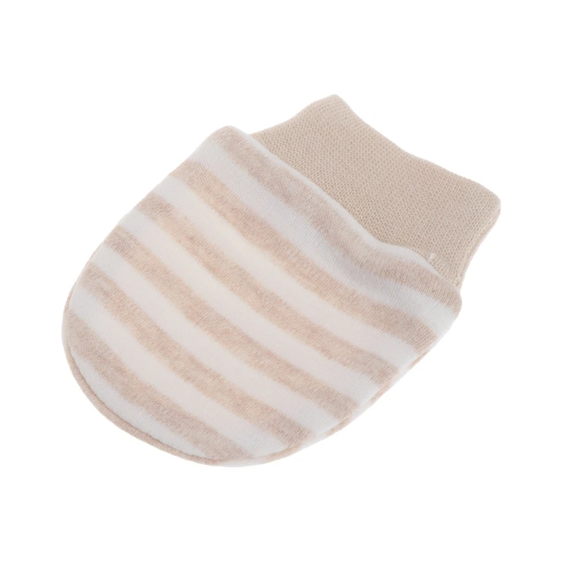 2 Pair Baby Organic Cotton Stripes Gloves Newborn Boy Girl Anti Scratching Mittens Kids Handguard Proctection Winter Warmer | Детская
