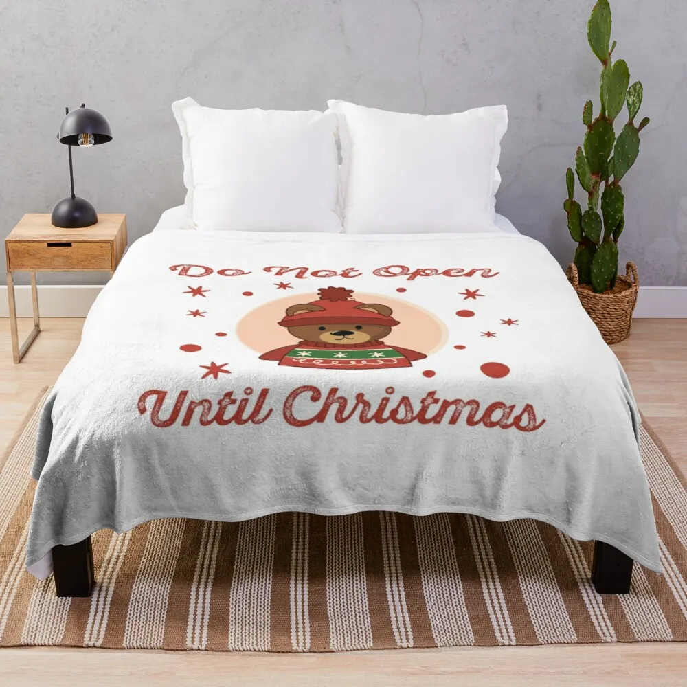 

Плюшевое Флисовое одеяло с надписью «Merry Christmas»