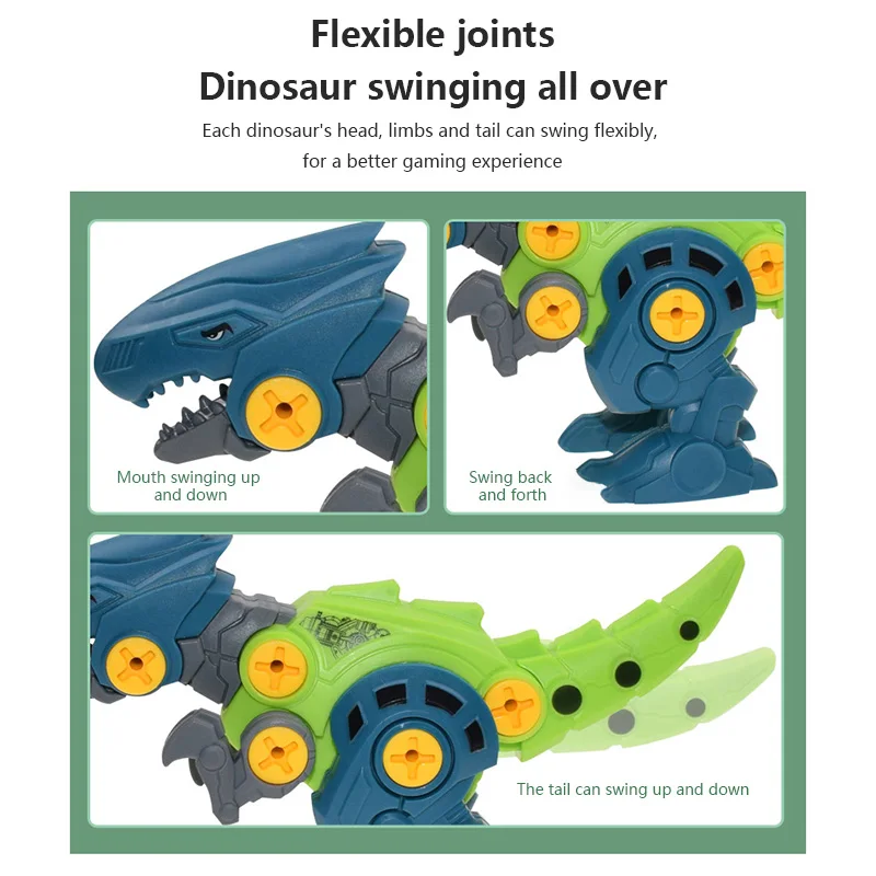 Набор игрушек &quotдинозавр&quot для самостоятельного сращивания с отверткой игры