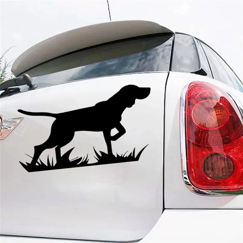 

funny vinyl car sticker hunting dog waterproof cool decal car auto stickers for bumper rear window13*8cm