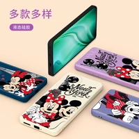 mickey mouse london disney for huawei p50 p40 p30 p20 lite pro p smart z pro plus 2021 2019 liquid silicone soft phone case