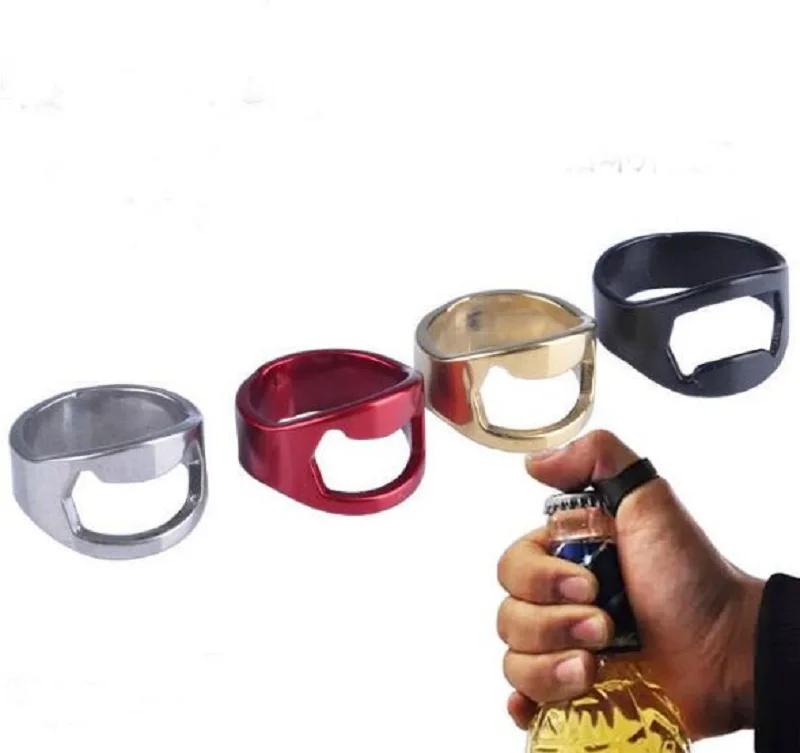

Multi-function Stainless Steel Colorful Ring-Shape Opener Beer Bottle Opener Diameter 22mm