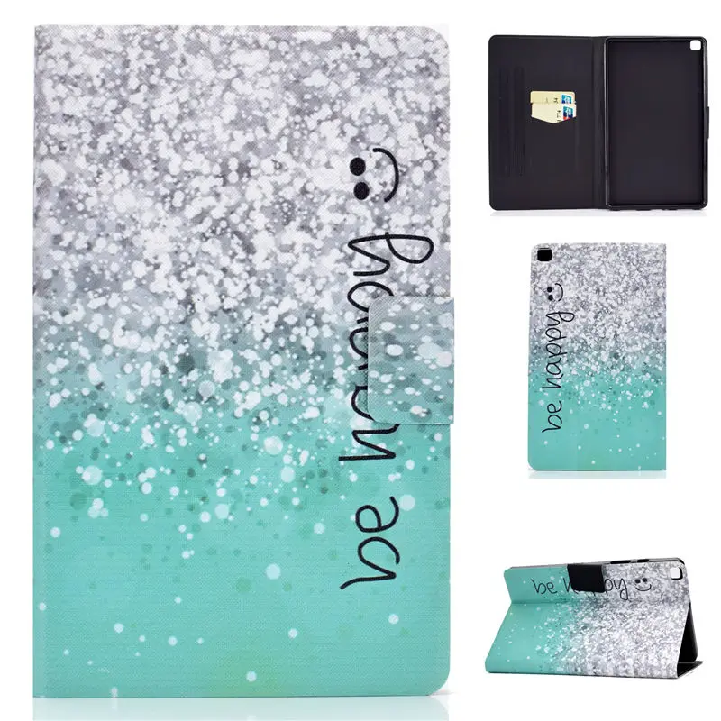 M034 Чехол для Samsung Galaxy Tab A 8,0 SM-T290 SM-T295 T295 T297 чехол Funda модный силиконовый чехол из искусственной кожи+ подарок - Цвет: M034