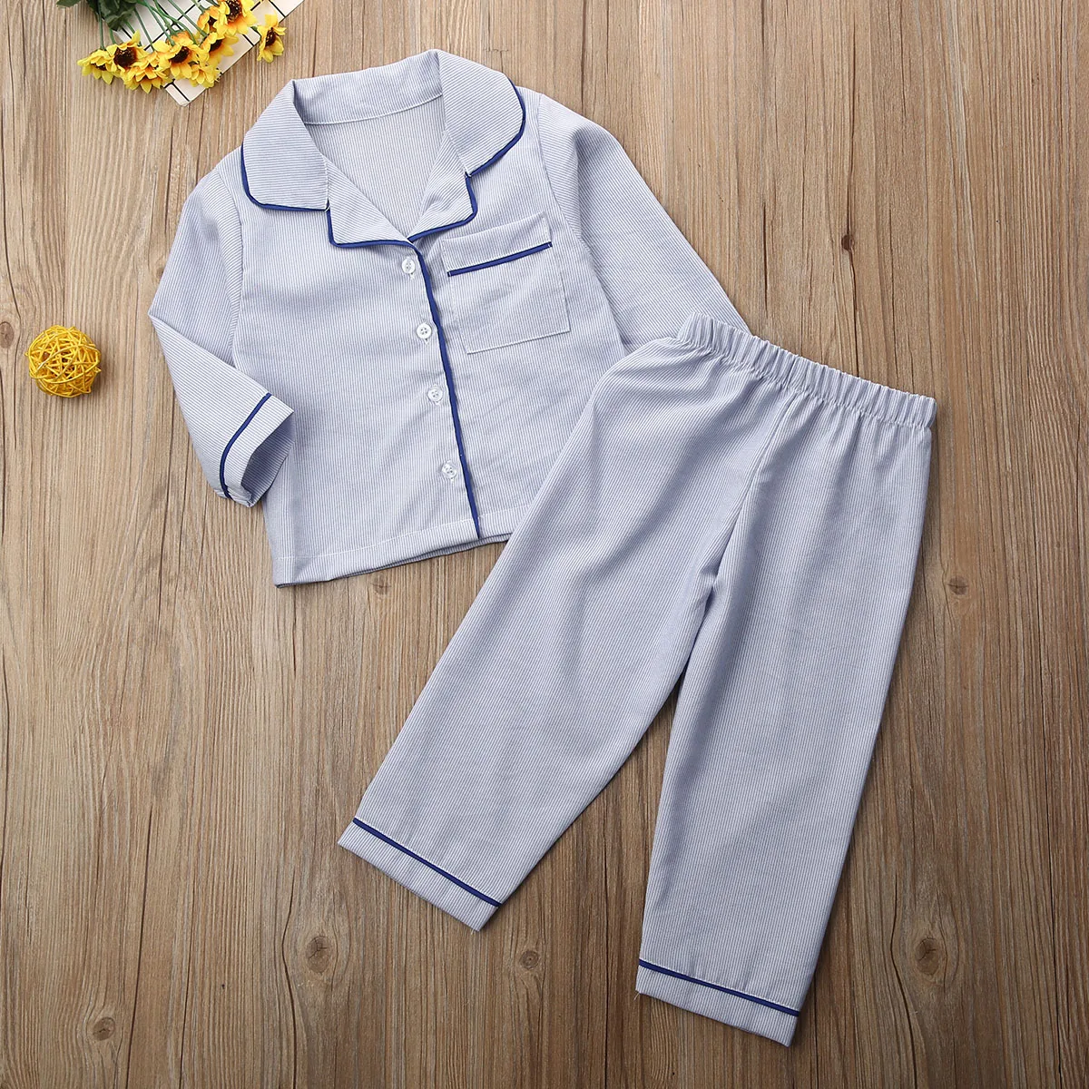 От 1 до 6 лет комплекты одежды для маленьких девочек зимние пижамы однотонные топы