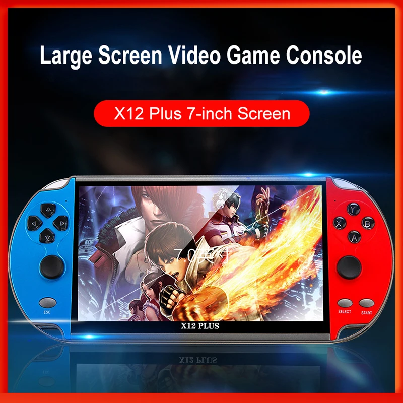 

2023 X7/x7 plus/X12 Plus 4.3''/5.1''/7.0'' Game Console Portable Camera MP5 LCD Rechargeable Handheld