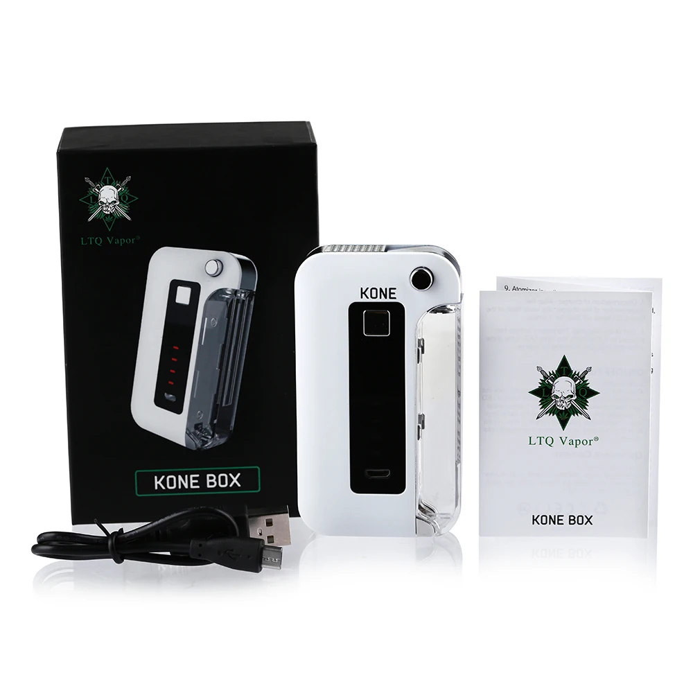 Vapor KONE Box Mod 900 мАч 510 батарея с регулируемым напряжением функция предварительного нагрева для CBD толстые масляные картриджи распылитель Vape Kit